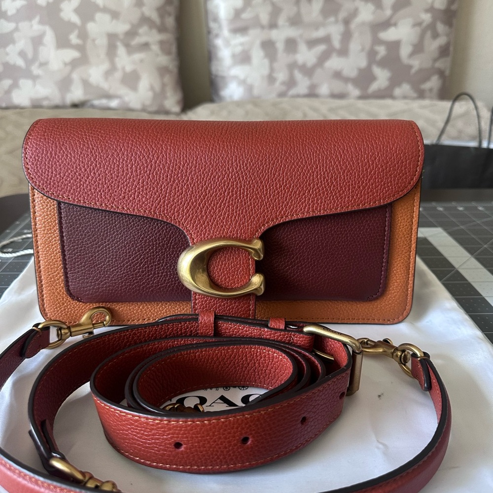 Coach Tabby 26 multi color Leather Crossbody Bag